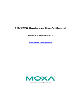 Moxa EM-1220 Series User manual