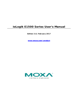 Moxa ioLogik E1500 Series User manual