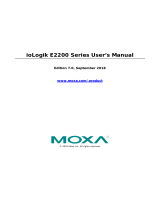 Moxa ioLogik E2200 Series User manual