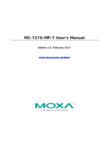 Moxa MC-7200-MP-T Series User manual