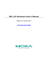 Moxa MD-119 Series User manual