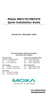 Moxa MGate MB3170/MB3270 Series Quick setup guide