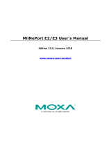 Moxa MiiNePort E3 Series User manual