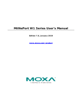 Moxa Technologies MiiNePort W1 Series User manual