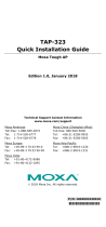 Moxa TAP-323 Series Quick setup guide