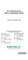 Moxa Technologies UC-2100-W Series Quick Installation Manual