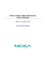 Moxa UPort 1200/1400/1600 Series User manual