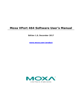 Moxa VPort 464 Series User manual