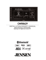 Jensen CMR3710 User manual