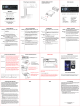 Jensen MPQ914 Quick start guide