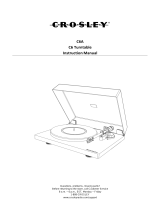 Crosley C6A User manual