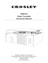 Crosley CR2405D User manual