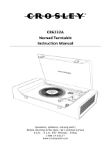 Crosley CR6232A User manual