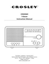 Crosley CR3036D User manual