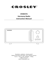 Crosley CR3037A User manual