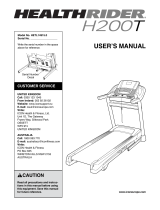 HEALTH RIDER HETL14915 H200T User manual