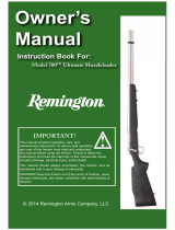 Remington Ultimate Muzzleloaders Owner's manual