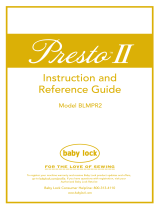 Baby Lock Presto II User guide