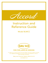 Baby Lock Accord BLMCC Owner's manual
