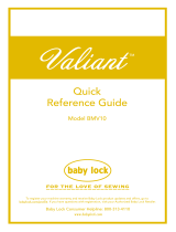 Baby Lock Valiant Reference guide