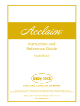 Baby Lock Acclaim BLES4 User guide
