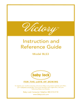 Baby Lock Victory Operating instructions
