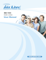 AirLive SD-103 User manual
