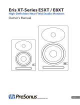 PRESONUS Eris E5 XT Owner's manual