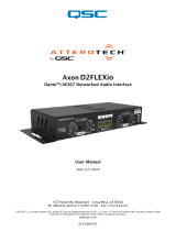 QSC Axon D2FLEXio User manual