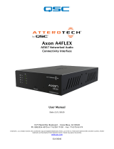 QSC Axon A4Flex User manual