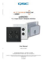 QSC unDX2IO+ User manual