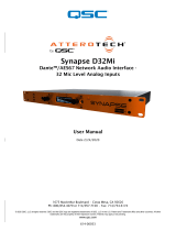 QSC Synapse D32MI User manual