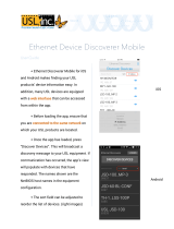 QSC User Manual for Ethernet Device Discoverer Mobile User manual