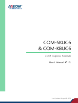 Aaeon Aaeon COM-SKUC6 User manual