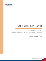 Aaeon AI Core XM 2280 User manual