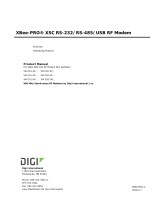 Digi XBee-PRO XSC RF Modem User guide