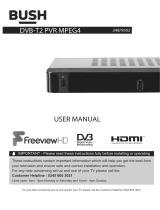 Bush 500GB Freeview HD Digital Set Top Box User manual