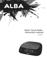Bush Clock radio User manual
