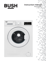 Bush WMNB912EW 9KG 1200 Spin Washing Machine User manual