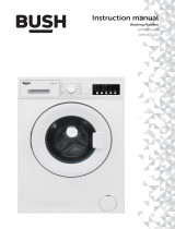 Bush WMNB712EB 7KG 1200 Spin Washing Machine User manual