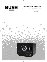 Bush FM 2 USB ALARM CLOCK User manual