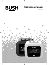 Bush DAB CLOCK RADIO USB WHITE User manual