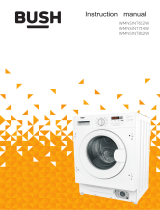 Bush WMNSINT812W 8KG 1200 Integrated Washing Machine User manual
