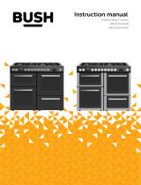 Bush BRC100DHMSS 100cm Dual Fuel Range Cooker User manual