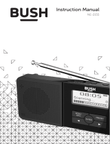 Bush RECHARGABLE COMPACT DAB RADIO User manual