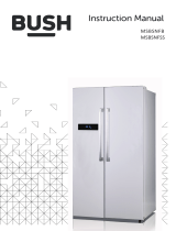 Bush MSBSNFB American Fridge Freezer User manual