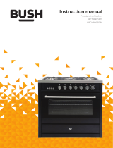 Bush BRCNB90SPBK 90cm Dual Fuel Range Cooker User manual