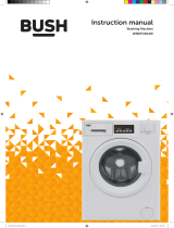 Bush WMDFX814W 8KG Washing Machine User manual