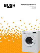 Bush WMDF814W 8KG 1400 Spin Washing Machine User manual