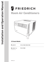 Friedrich KCQ08A10A Installation guide